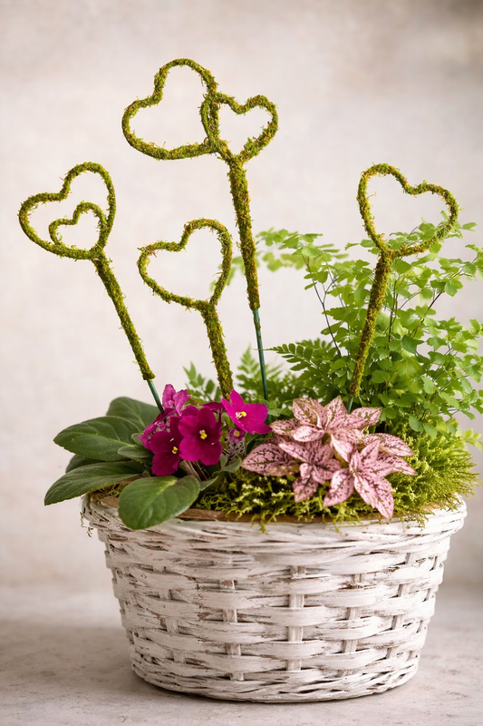 Mossy Heart Trellis Stakes