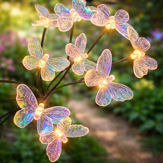 Fiber Optic Butterfly Garden Light