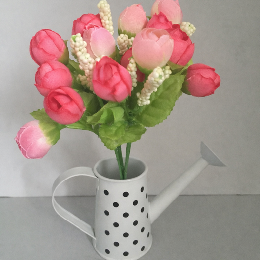 Polka dot watering can